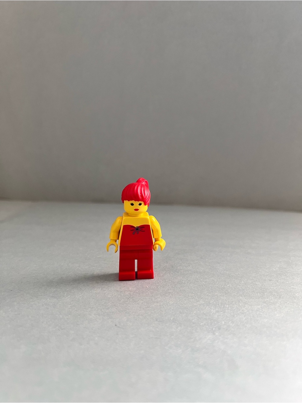LEGO Town Female in red halter top Minifigure